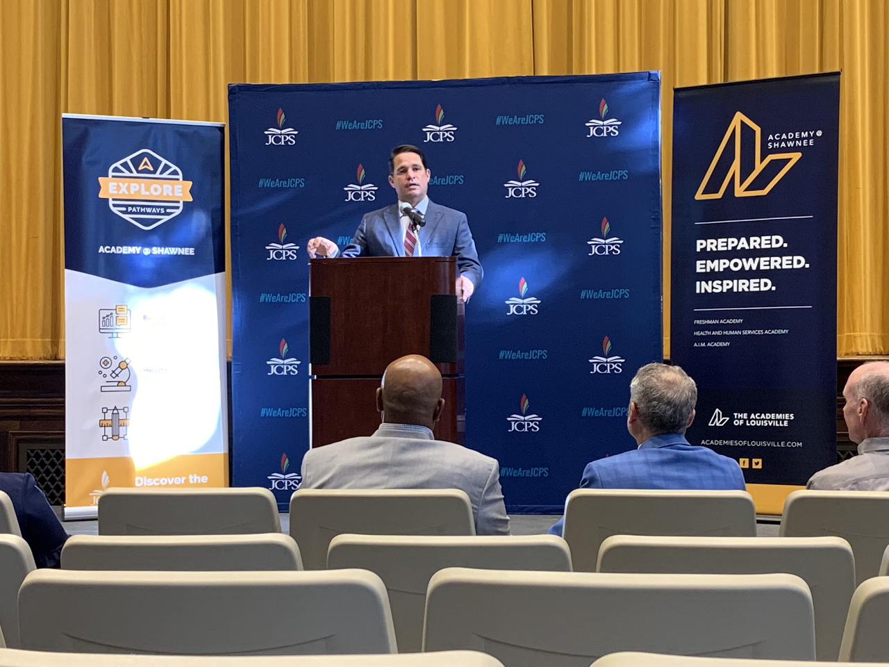 JCPS Superintendent Dr. Marty Pollio announces $20 million gift from MacKenzie Scott